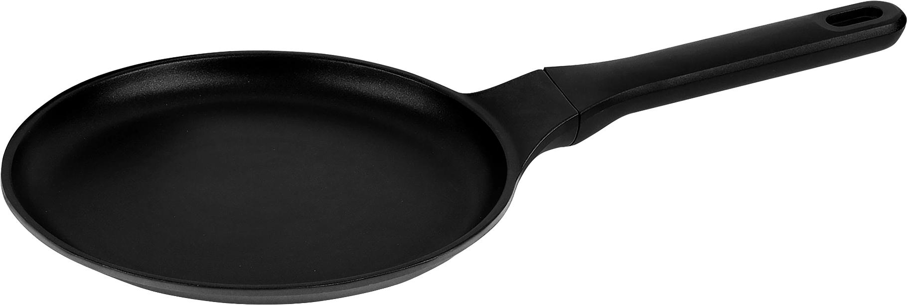 Сковорода блинная Rondell Zorro RDA-1455 круглая 24см покрытие: TriTitan ручка несъемная (без крышки) черный фото 1