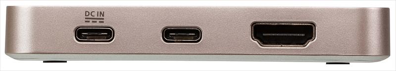 Dock станция ATEN USB-C 4K Ultra Mini Dock with Power Pass-through (UH3235-AT) фото 2