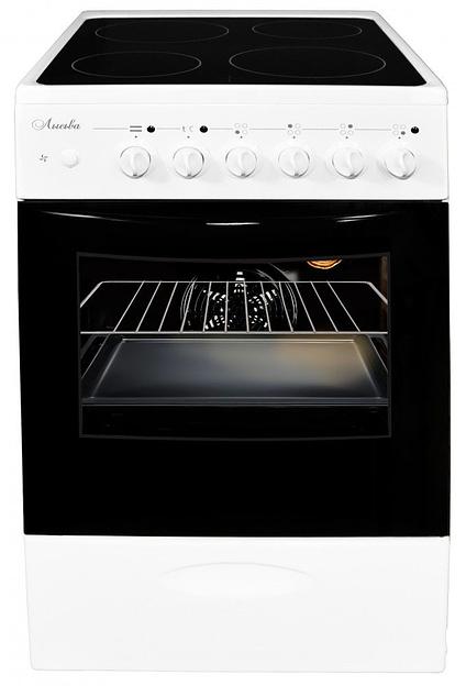 Плита Электрическая Лысьва EF4004MK00 белый стеклокерамика фото 1