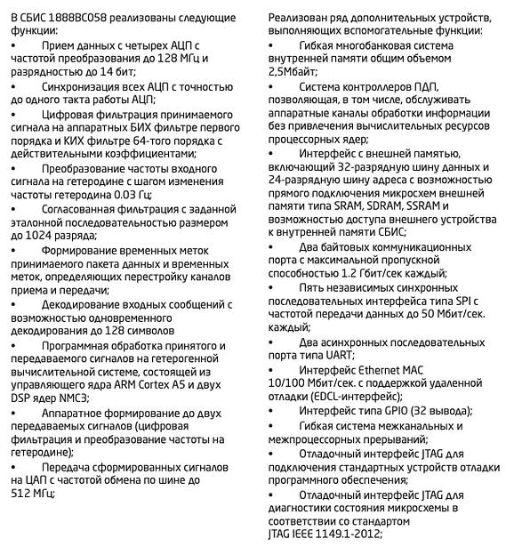 Микросхема СБИС 1888ВС058 (NM Radar) ОПТ фото 3