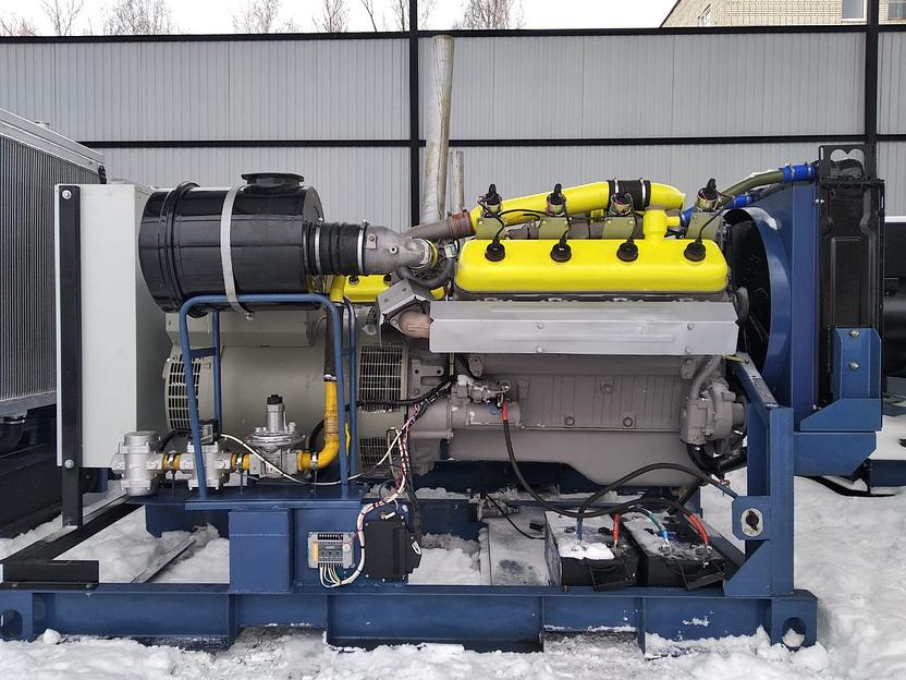 Газопоршневая электростанция 120 кВт (ЭГП-120) АГП-120, когенерационная установка 120 кВт, газогенератор 120 кВт на биотопливе (ГГУ-120) фото 1