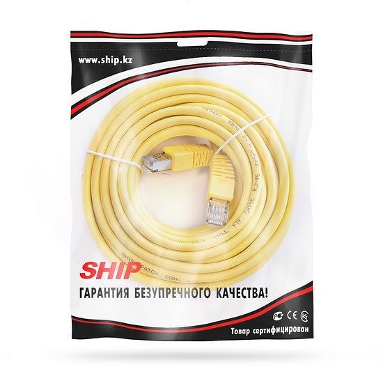 Патч Корд SHIP S4025YL0750-P Cat.5e FTP RJ-45 7.5 м Жёлтый Экранированный Пол. пакет фото 2