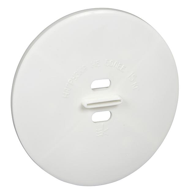 Розетка потолочная РП-1 белая фото 2