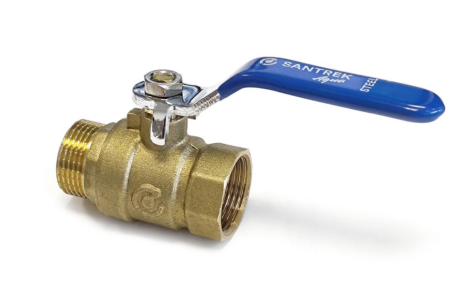 Кран вода SANTREK Aqua STEEL 1 1/2" г/г ручка Опт фото 1