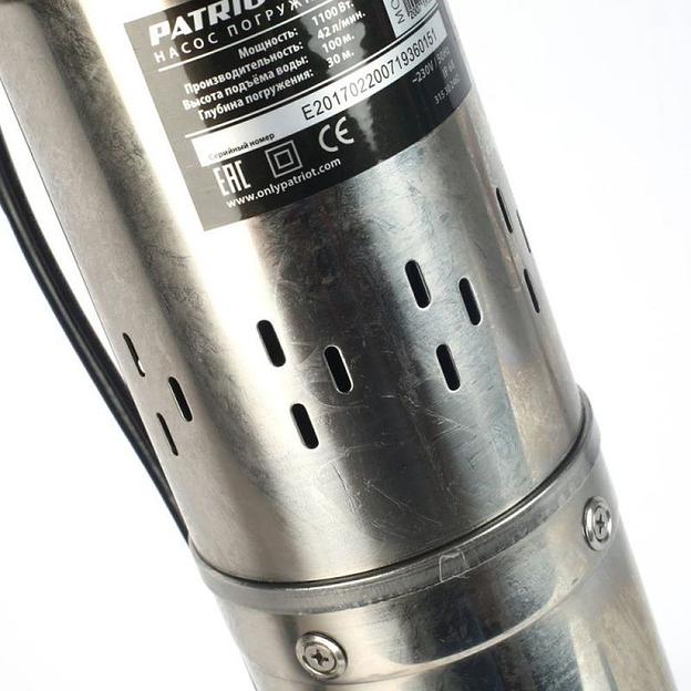 Садовый насос скважинный Patriot SP 4250 S 1100Вт 2520л/час фото 4