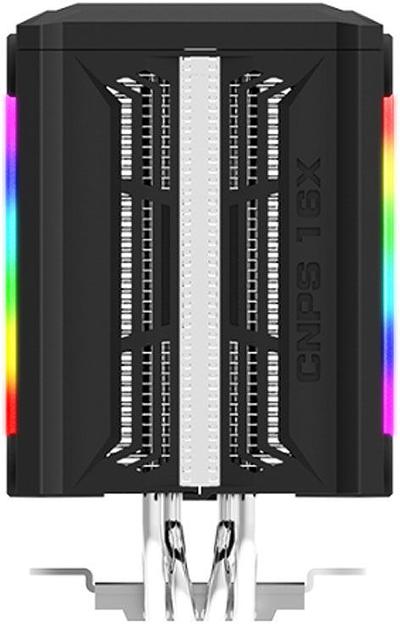 Устройство охлаждения(кулер) Zalman CNPS16X BLACK Soc-FM2+/AM2+/AM3+/AM4/1150/1151/1155/2011 4-pin 17-27dB Al+Cu 150W 880gr LED Ret фото 3