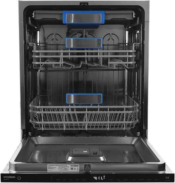 Посудомоечная машина встраив. Hyundai HBD 665 2100Вт полноразмерная нержавеющая сталь инвертер фото 1