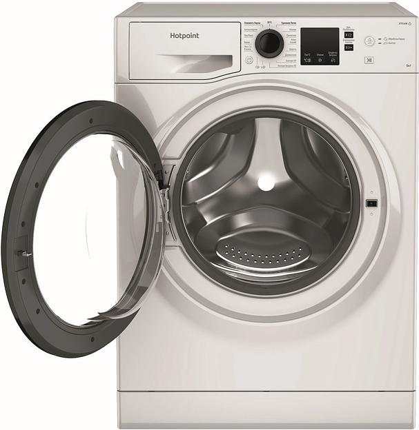Стиральная машина Hotpoint NSS 6015 K V RU класс: A загр.фронтальная макс.:6кг белый фото 3