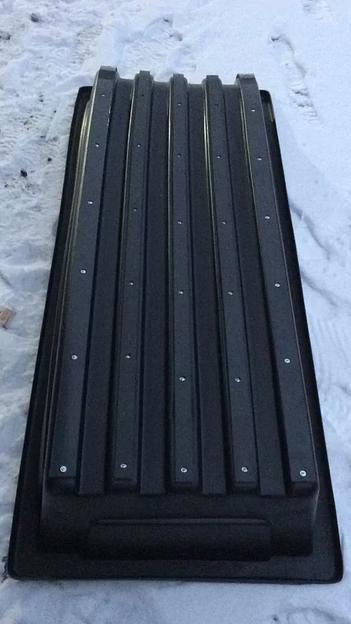 Сани-волокуши СВ - 1 с отбойником + прицепное устройство + накладки фото 2