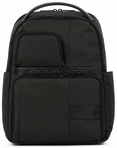 Рюкзак мужская Piquadro Wollem CA6238W129/N черный полиэстер/натур.кожа фото 1