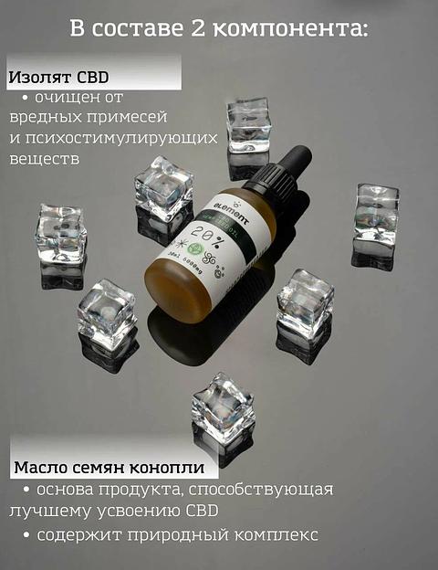 Масло CBD Hemp Seed Oil 20%, 6000 мг 30 мл ОПТ фото 4