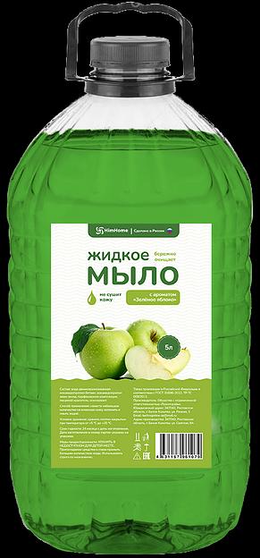 Жидкое мыло для рук HimHome «Зеленое яблоко» 5 л ОПТ фото 1