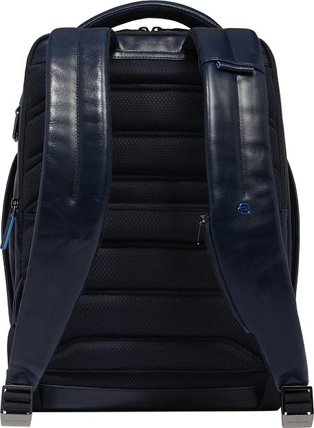 Рюкзак мужской Piquadro Blue Square CA6593B2/BLU2 темно-синий кожа фото 3