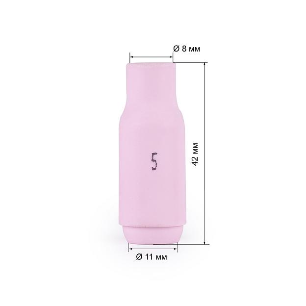 Сопло горелки аргонодуговой сварки TIG17/18/26 8,0мм №5 Varteg фото 2