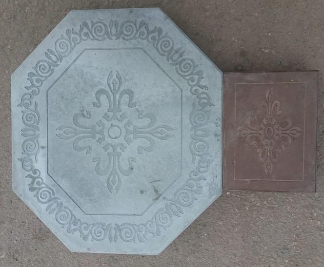 Евро брусчатка «Аллея с коричневым кубиком» ОПТ фото 1