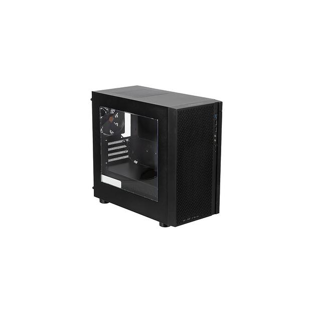 Корпус mATX Thermaltake Versa H18 Window, Micro-Tower, без БП, черный [ca-1j4-00s1wn-00] фото 1