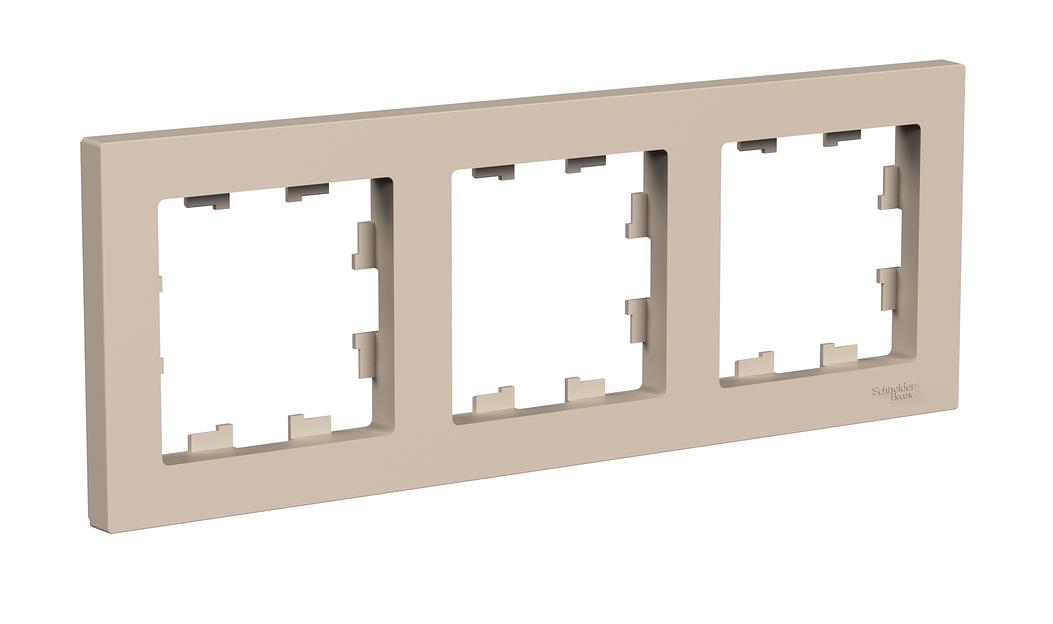 ATLASDESIGN 3-постовая РАМКА, ПЕСОЧНЫЙ фото 2