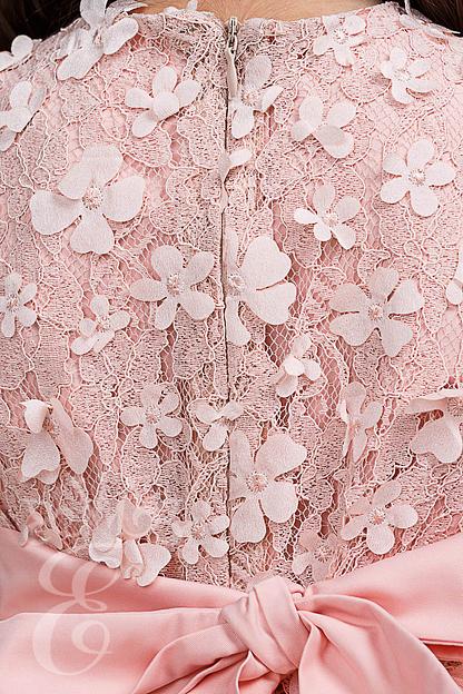 Платье «Её малышество» для девочек нарядное, розовый, 140 фото 4