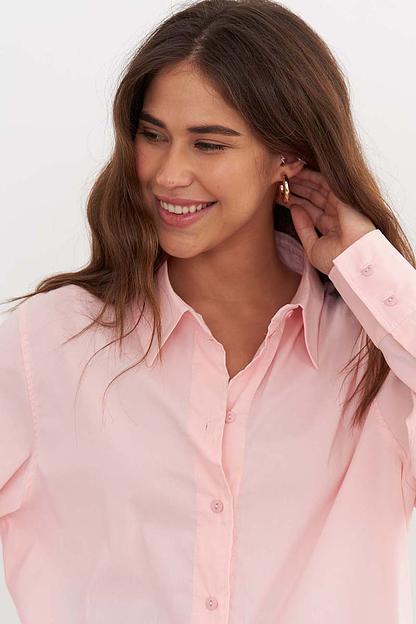 Рубашка длинная SCT_002_LROSE/Светло-розовый фото 8