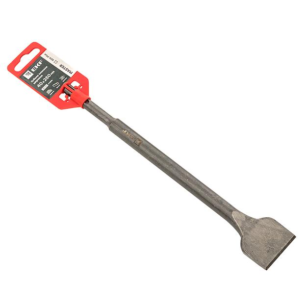 Зубило плоское широкое SDS-plus 40 х 250 мм фото 1