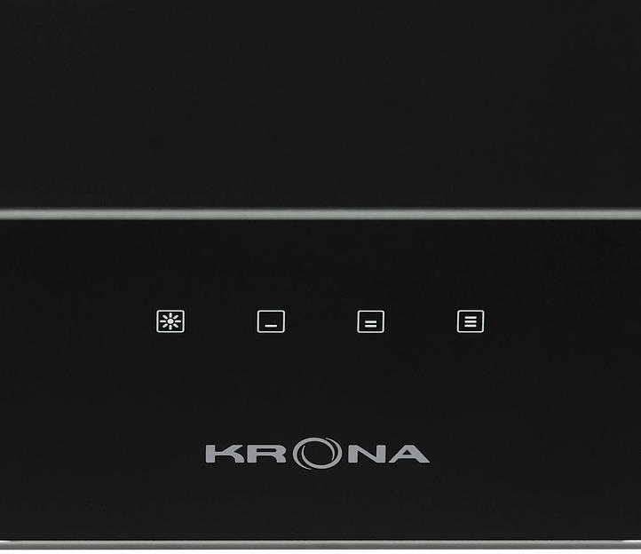 Вытяжка каминная Krona Verein Ii 600 S черный управление: сенсорное (1 мотор) фото 8