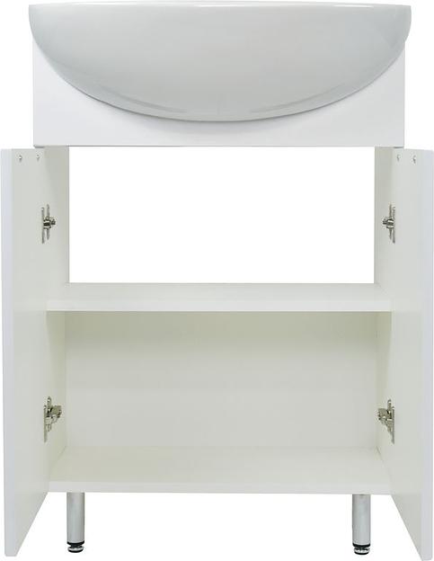 Тумба Афина 55 DORATIZ 9912.473, напольная, белая, под умывальник Уют 55 фото 3