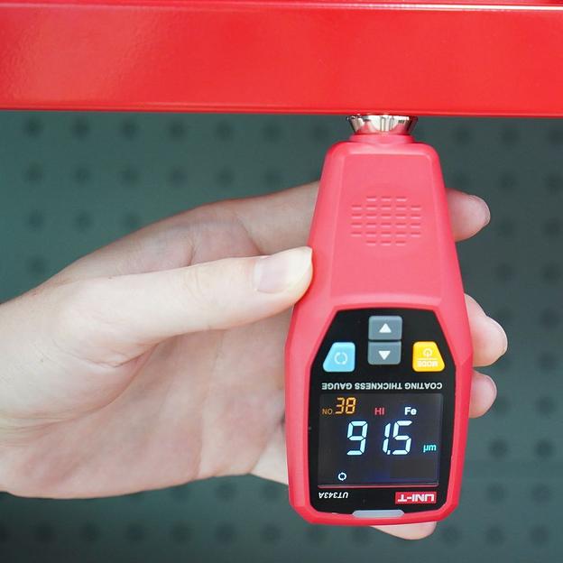 Прочие измерители UNI-T Толщиномер UT343A, диаметр измеряемой площади 20 мм, min толщина объема 0,5 мм фото 7