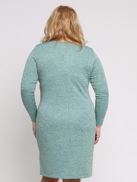 Платье мята меланж П-0149 фото 3