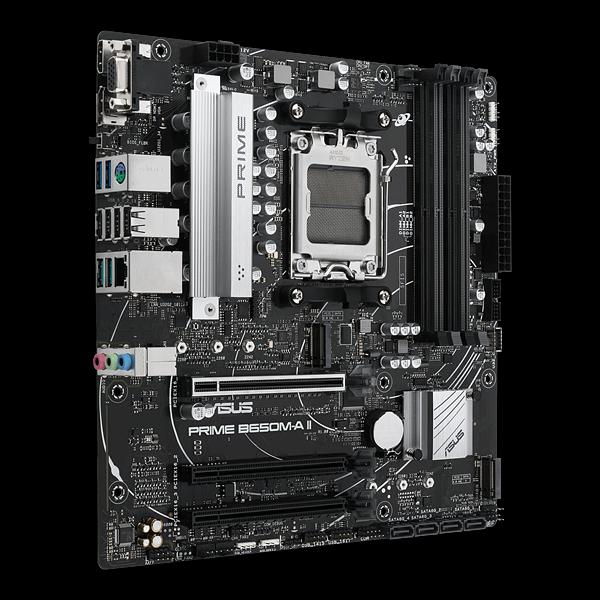 Материнская плата ASUS PRIME B650M-A II-CSM, Socket AM5, B650, 4*DDR5, HDMI+DP+VGA, 4xSATA3 + RAID, M2, Audio, Gb LAN, USB 3.2, USB 2.0, mATX; 90MB1EH0-M0EAY0 (PRIME B650M-A II-CSM) фото 2