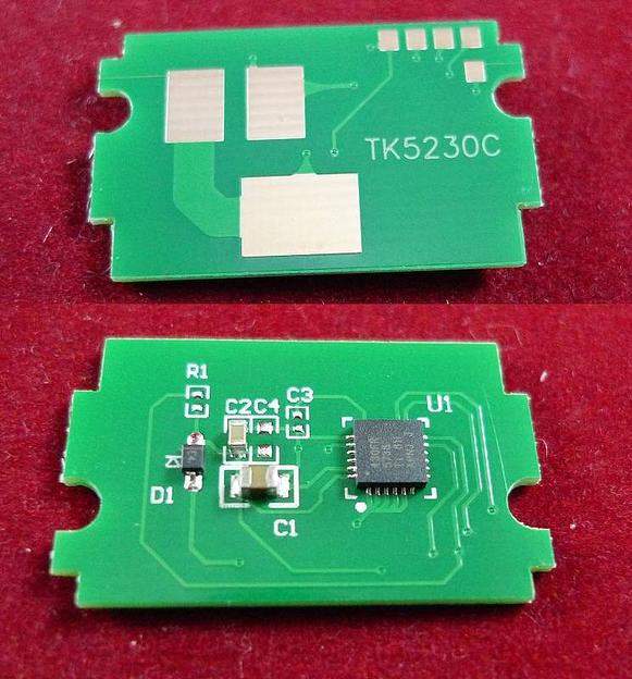 Чип для Kyocera Ecosys P5021cdn/M5521cdn (TK-5230C) Cyan, 2.2K ELP Imaging® фото 1