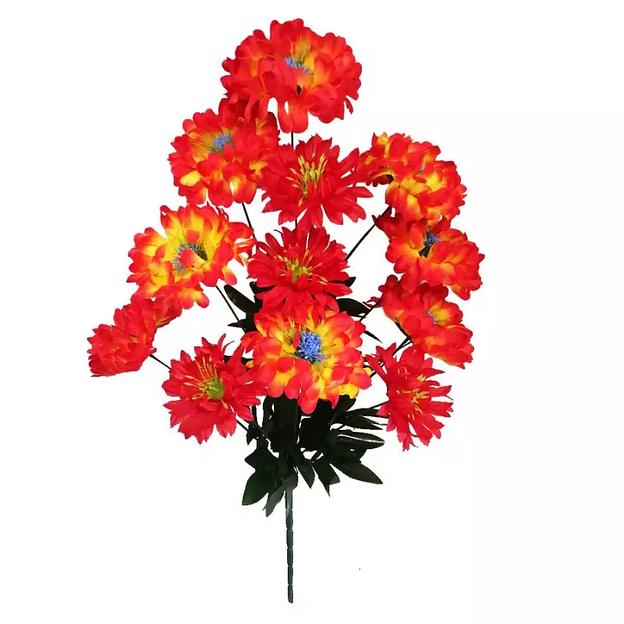 Букет астр 13 голов (2 вида 7+6) 80см 006-448+454 фото 2