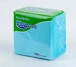 Салфетки бумажные голубой 70 листов опт фото 1