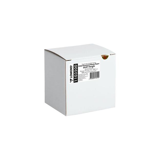 Фотобумага Lomond Premium для струйной печати, 500л, 260г/м2, ярко-белый, покрытие шелковисто-матовое [1103500] фото 1