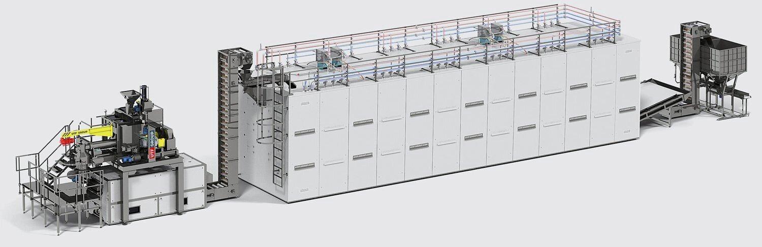 Линия для производства макарон производительностью 300-340 кг/ч фото 1