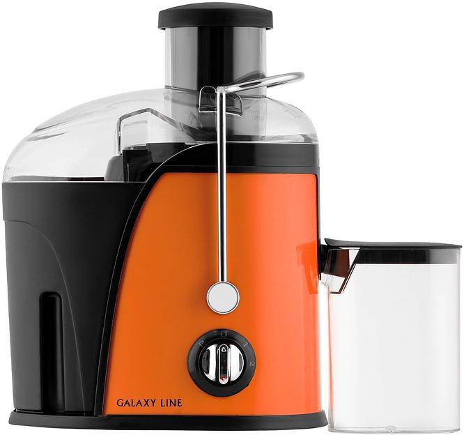 Соковыжималка центробежная Galaxy Line GL 0814 850Вт рез.сок.:550мл. оранжевый фото 2