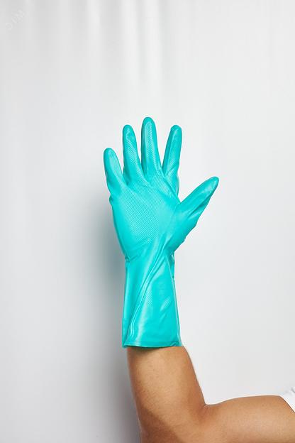 Перчатки VE801 химически стойкие нитриловые размер 8 фото 2