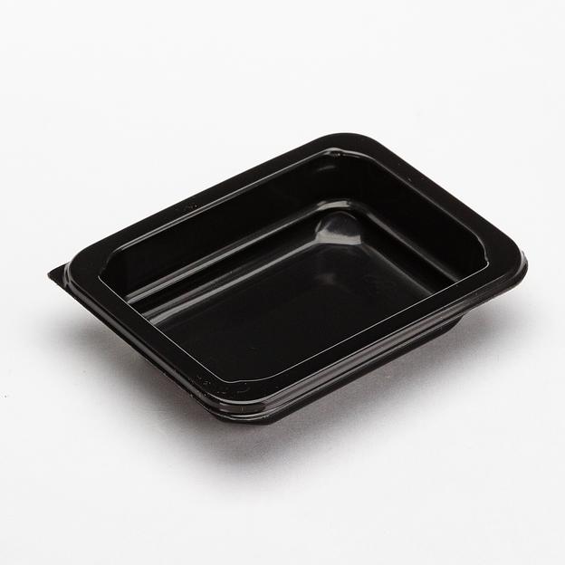 Соусник прямоугольный черный без крышки 85*65*30мм - 1380 шт фото 1