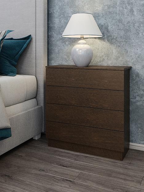 Комод Wood&Stone «Малави» венге линум 77.8×32.2×79.4 см фото 1