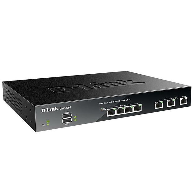 D-Link DWC-1000/C1A PROJ Беспроводной контроллер с 6 портами 10/100/1000Base-T и 2 USB-портами фото 1