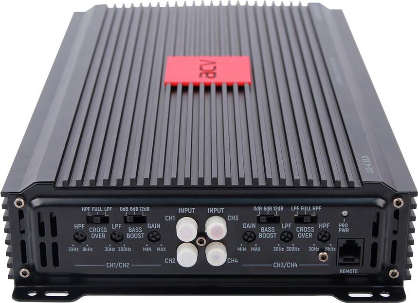 Усилитель автомобильный ACV LX-4.130 четырехканальный фото 2