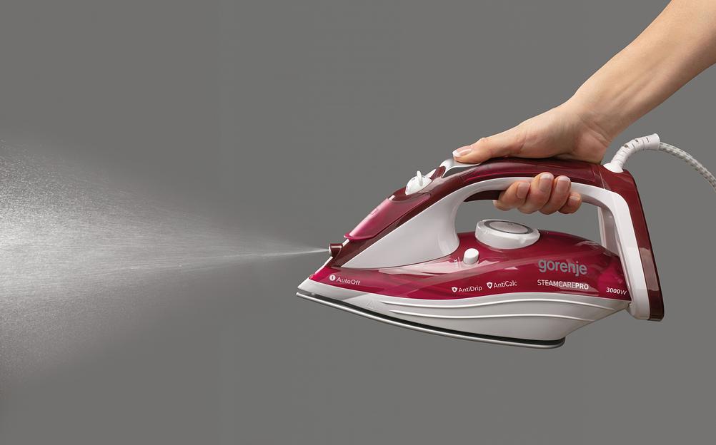 Утюг Gorenje SIH3000RBC 3000Вт красный/белый фото 1