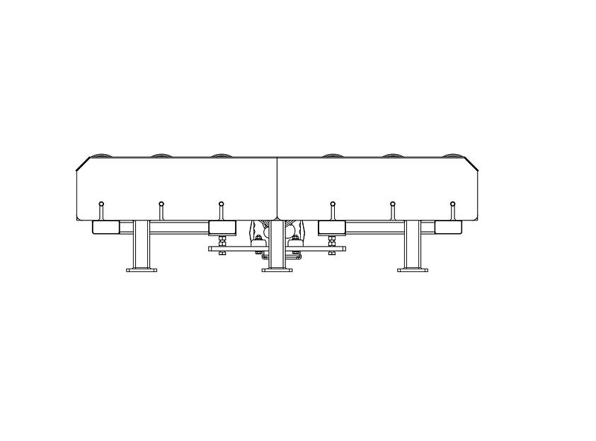 Рольганг на подъемный стол E08A02 фото 1
