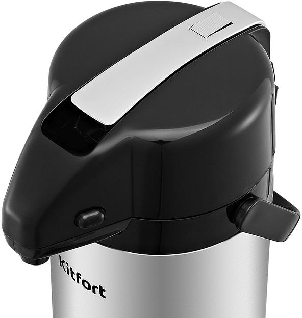 Диспенсер автоматический Kitfort КТ-1257 3000мл. серебристый/черный фото 3