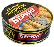 Шпроты в масле, Беринг, 240 г ОПТ фото 1