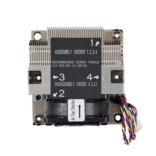 SNK-P0068AP4(with BK) TDP: 205W
Product Dimensions:91L x 88W x 64.5H (mm)
Product Material: AL1100+4PIPE+FAN
Socket: LGA3647
Fan Dimensions:60x60x25mm;
Fan Speed:6800RPM±10%
Voltage: DC 12V
Current: 0.5~0.55A±10%
Power: 6.0~6.6W±10%
Air Flow: 31.27~34.74 фото 3