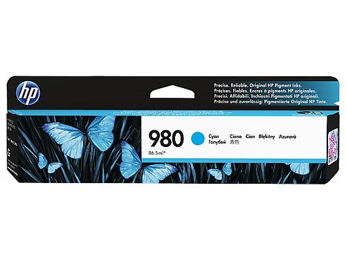 Картридж Cartridge HP 980 для OJ Ent X555/X585, голубой (6600стр.) (D8J07A) фото 1