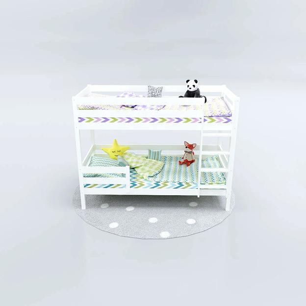 Кровать детская двухъярусная Савушка 01 фото 2