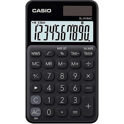 Калькулятор карманный CASIO SL-310UC-BK-W-EC фото 1