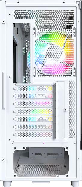 Корпус Montech X5 белый без БП ATX 4x120mm 1xUSB2.0 1xUSB3.0 1xUSB3.1 audio bott PSU фото 4