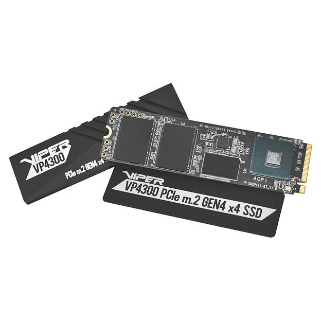 SSD PATRIOT Viper VP4300 2Тб M.2 NVMe 3D NAND Скорость записи 6800 Мб/сек. Скорость чтения 7400 Мб/сек. TBW 2000 Тб VP4300-2TBM28H фото 2